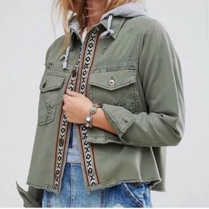 Free People Wanderer Military Jacket